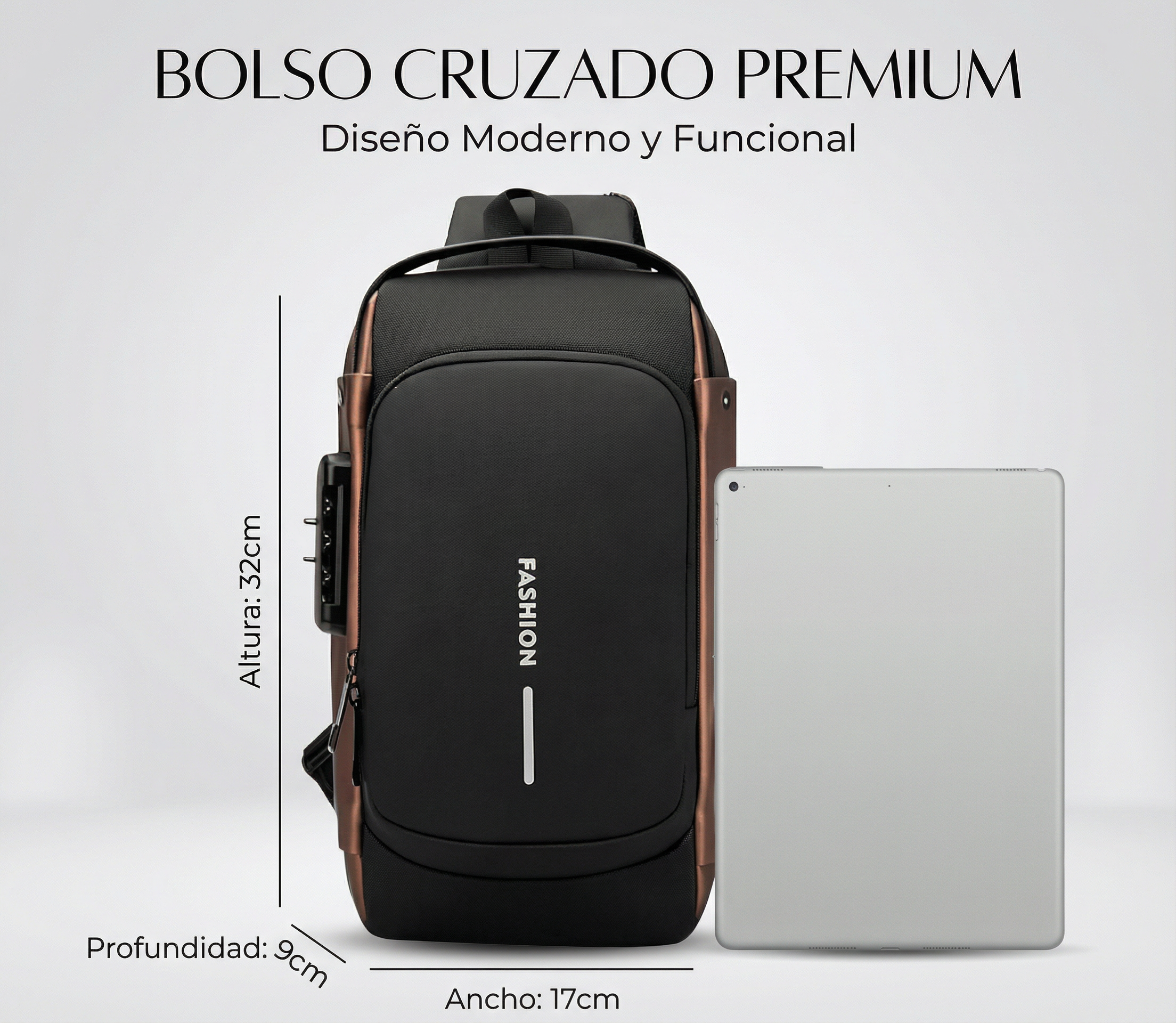 Mochila Antirrobo con Carga USB