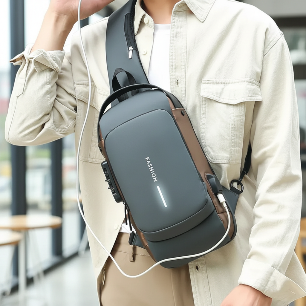 Mochila Antirrobo con Carga USB